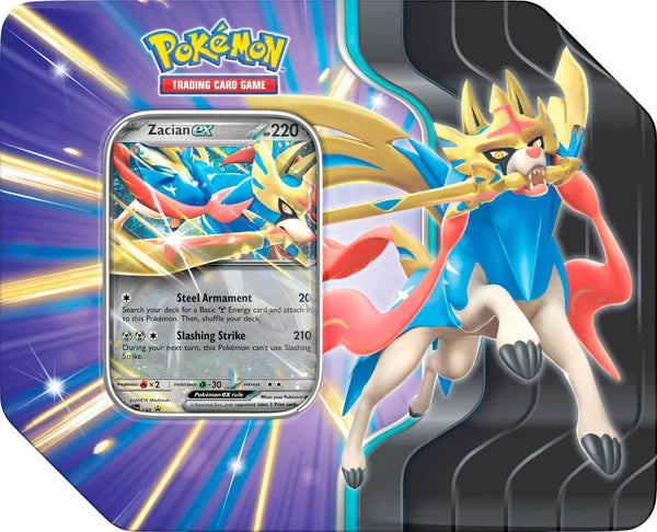Pokemon Sword and Shield: Slashing Tin Legends (Zacian Ex)