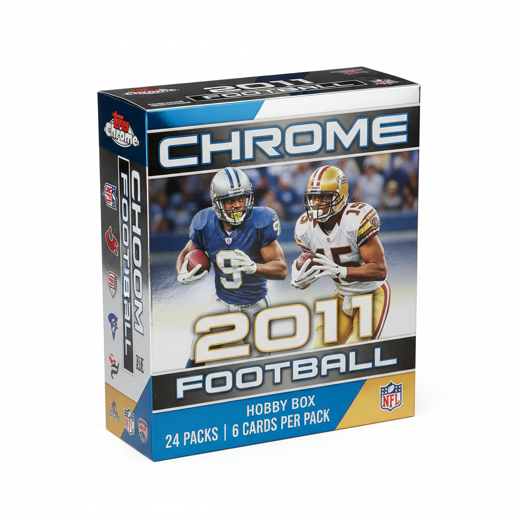 2011 Topps Chrome Football Hobby Box