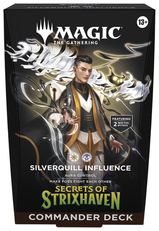 Magic The Gathering: Secrets of Strixhaven Commander Deck (Silverquill Influence)