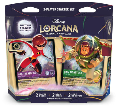 Disney Lorcana: Wilds Unknown 2-Player Deck (Elastagirl and Buzz Lightyear)