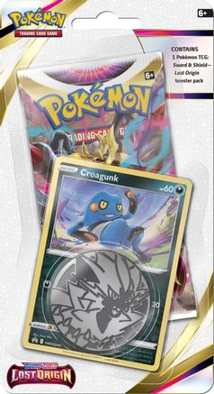 Pokemon TCG: Sword and Shield - Lost Origin Single Pack Blister [Croagunk]