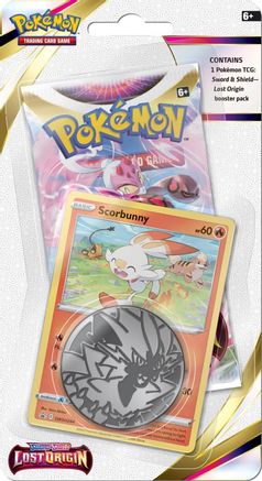 Pokemon TCG: Sword and Shield - Lost Origin Single Pack Blister [Scorbunny]