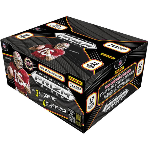 2025 Panini Prizm Black Football Hobby Box (SALE)