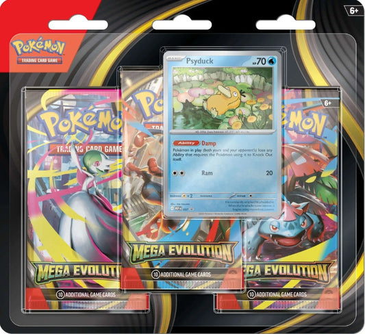 Pokemon TCG: Mega Evolution - 3-Pack Blister (Psyduck)