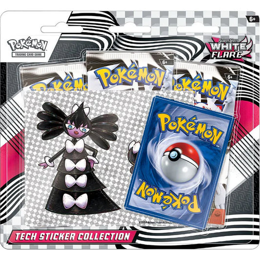 Pokemon Scarlet and Violet: White Flare Tech Sticker Collection Box